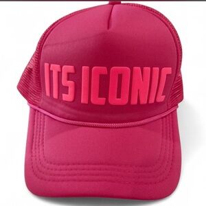 ITS ICONIC PINK BUBBLE TRUCKER HAT